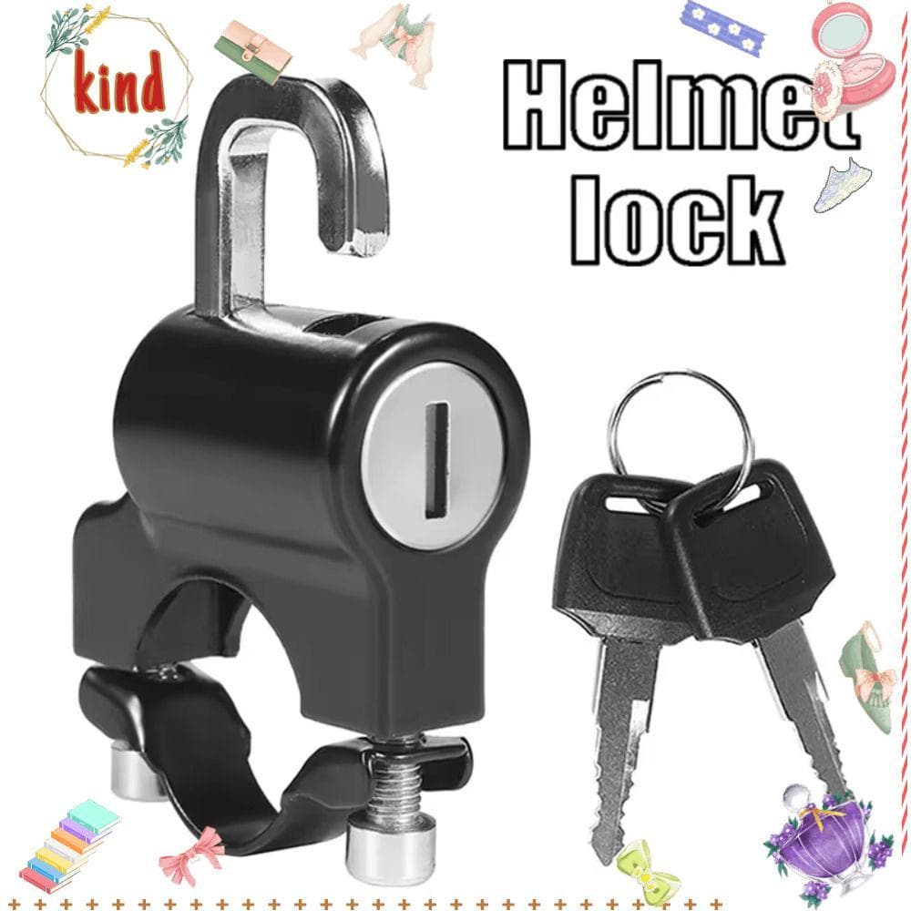 Bloqueio De Capacete De Bicicleta Tipo , Fixação Anti-Roubo , Fácil De Instalar , Trava Elétrica , Equipamento De Ciclis