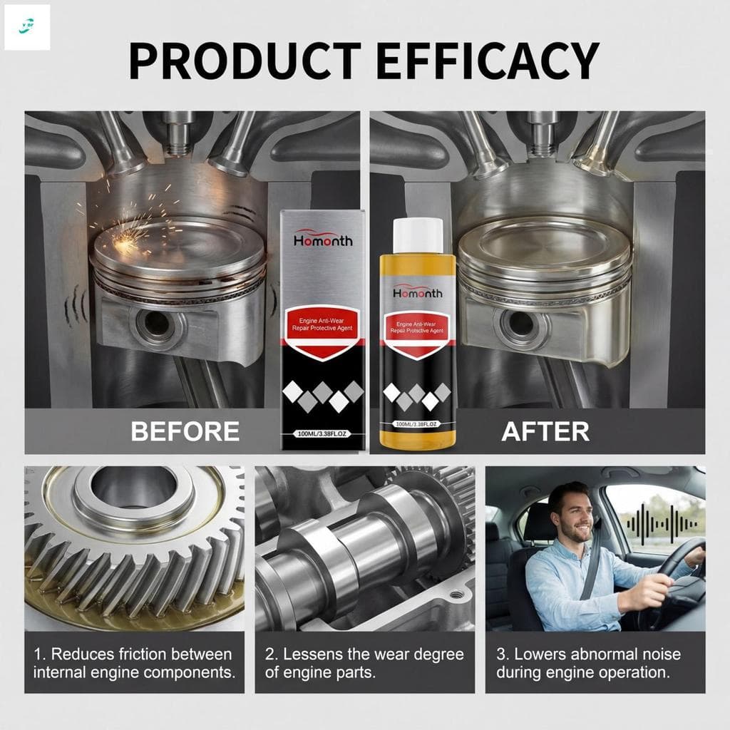Aditivo De Óleo Protetor Antidesgaste Para Carros Reduzem A Fricção E Corrida Suave 100ml