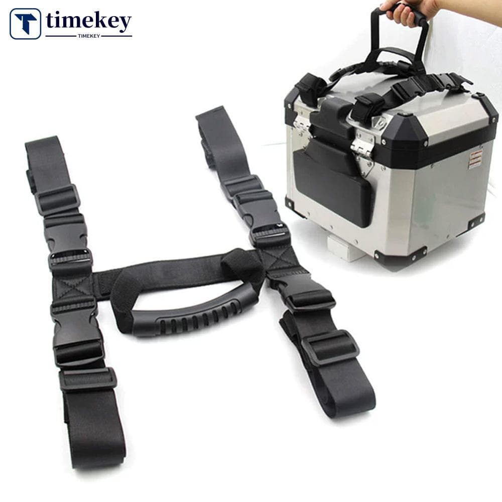 TIMEKEY 1PC Alça Corda De Bagagem Para Pannier Caixa Lateral Liga Alumínio Tronco BMW R1200GS Aventura R1250GS ADV LC F7