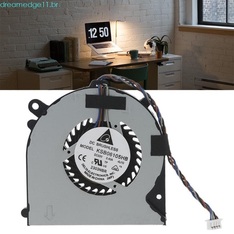 dreamedge11 GPU Ventilador Resfriamento Laptop Slim Portátil KSB06105HB 5V 0 4A Radiador