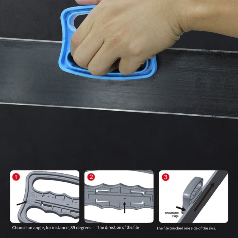 Ferramenta Afiação Bordas Precisions Para Esqui E Snowboard Apresenta Opção Vários Graus Arquivo Incluído C