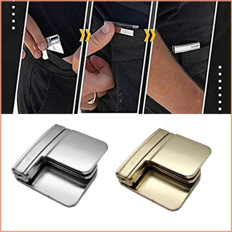 Yao Cinto Clipe Preguiçoso Fivela Scam Cintura Calças Saias Camiseta