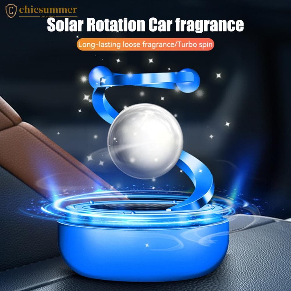 CHICSUMMER Rotação Solar Interior Do Carro Ambientador Ornamentos Aromatizante Perfume Desodorante Difusor Acessórios Au