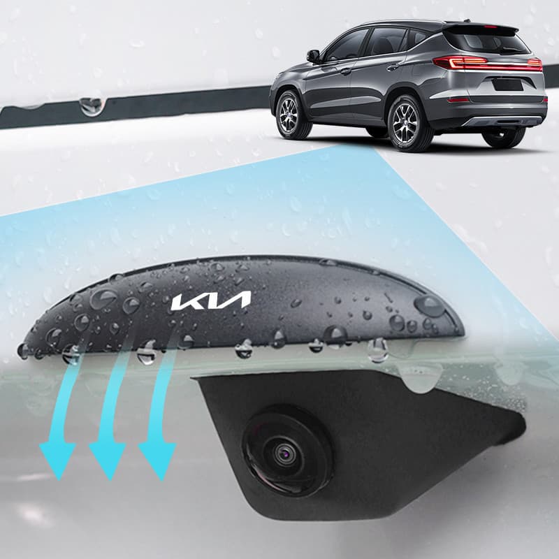 Capa de Proteção Contra Chuva em ABS para Câmera de Ré de Carro, à Prova de Sombras, para KIA Sportage, Ceed, Sorento, C
