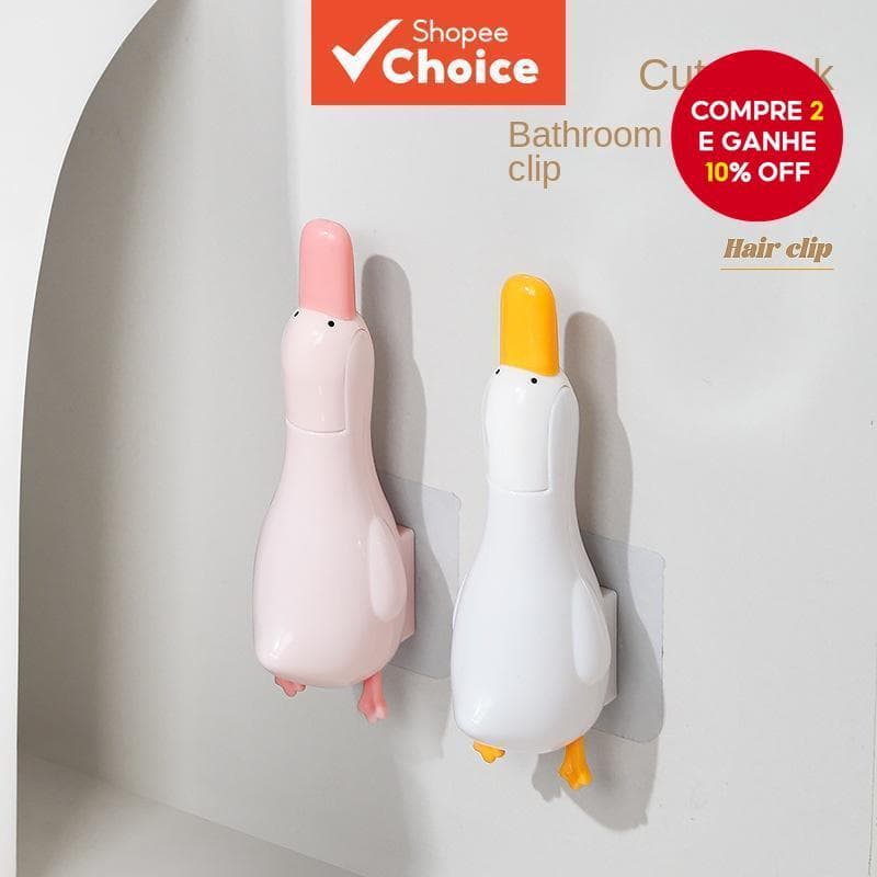 Clipe De Pato Organizador De Banheiro , Aderência Antiderrapante Para Ferramentas De Cabelo E Suprimentos De Limpeza