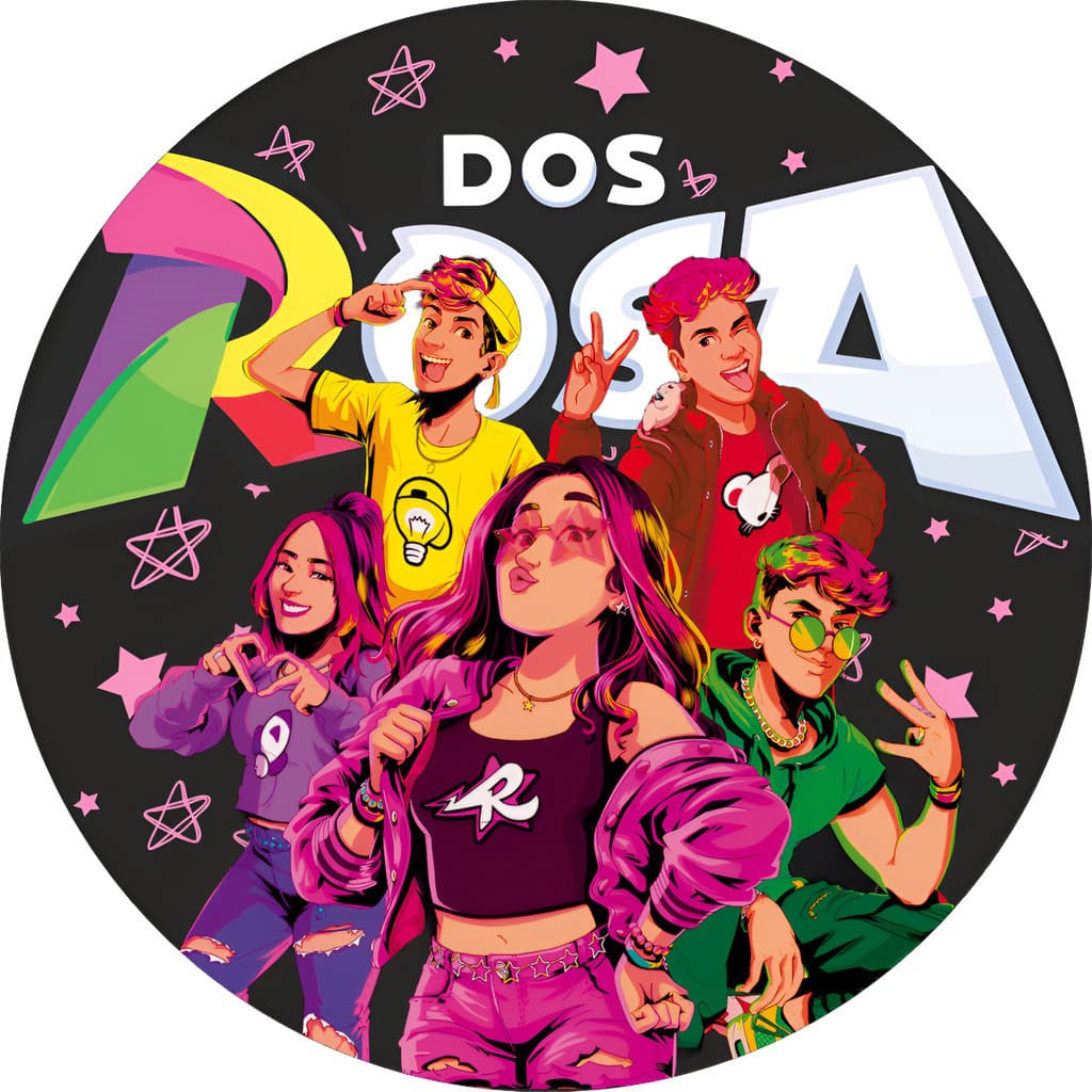 Painel Redondo 50x50 Emilly Vick Dos Rosa Void Katlen