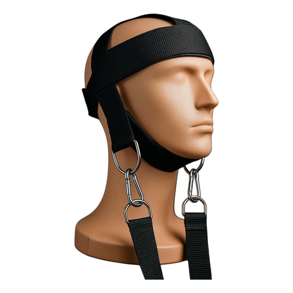 Cinto Fortalecimento De Pescoço Com Alça De Nylon Musculação