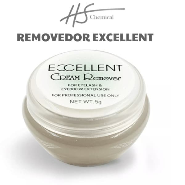 Removedor Em Creme Excellent 5G Remove Cola De Extensão De Cílios Alongamento.