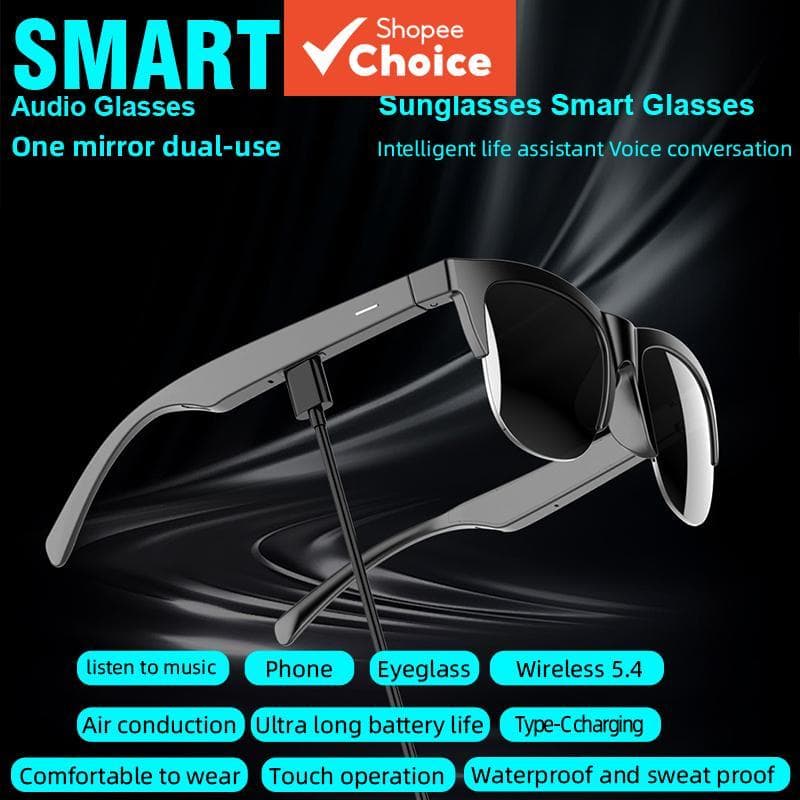  Óculos Inteligentes Multifuncionais 2026 Novo Masculino Feminino À Prova D'Água Para Esportes ao Ar Livre Óculos de Sol