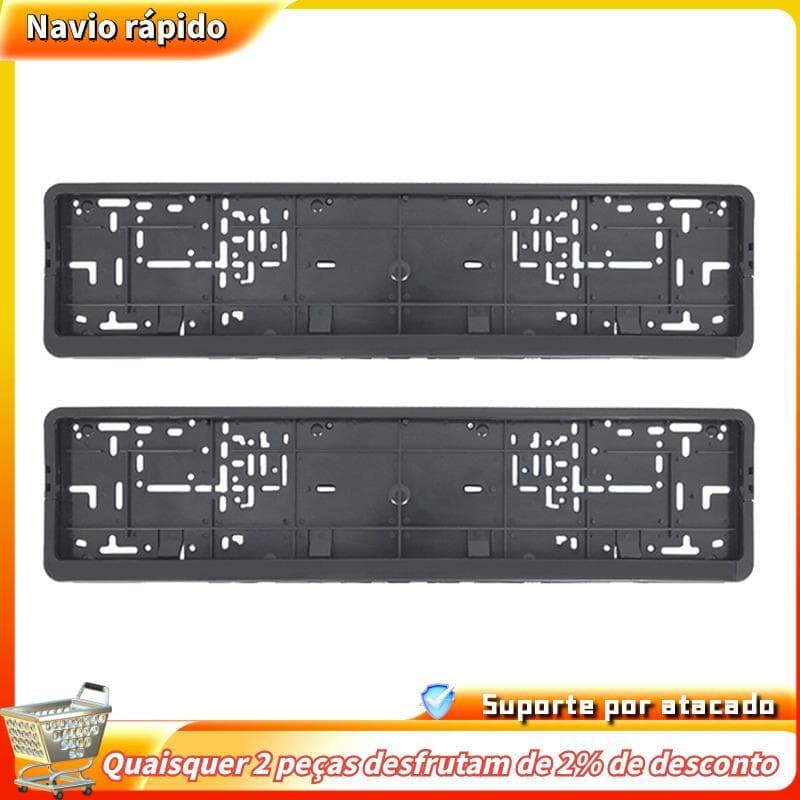 Fivela Da Placa De Licença Do Carro Suporte Quadro Etiqueta