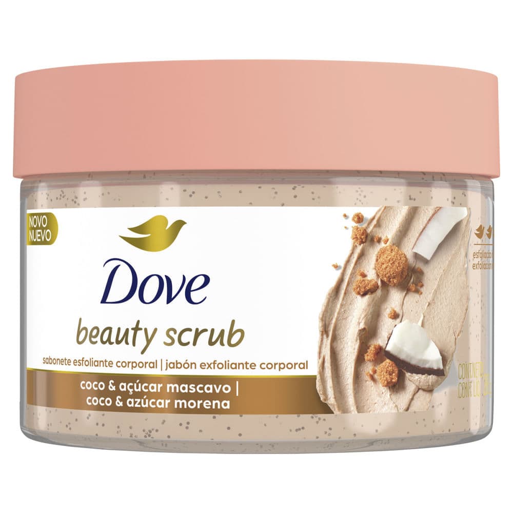 Sabonete Esfoliante Dove Beauty Scrub Coco & Açucar Mascavo 280g