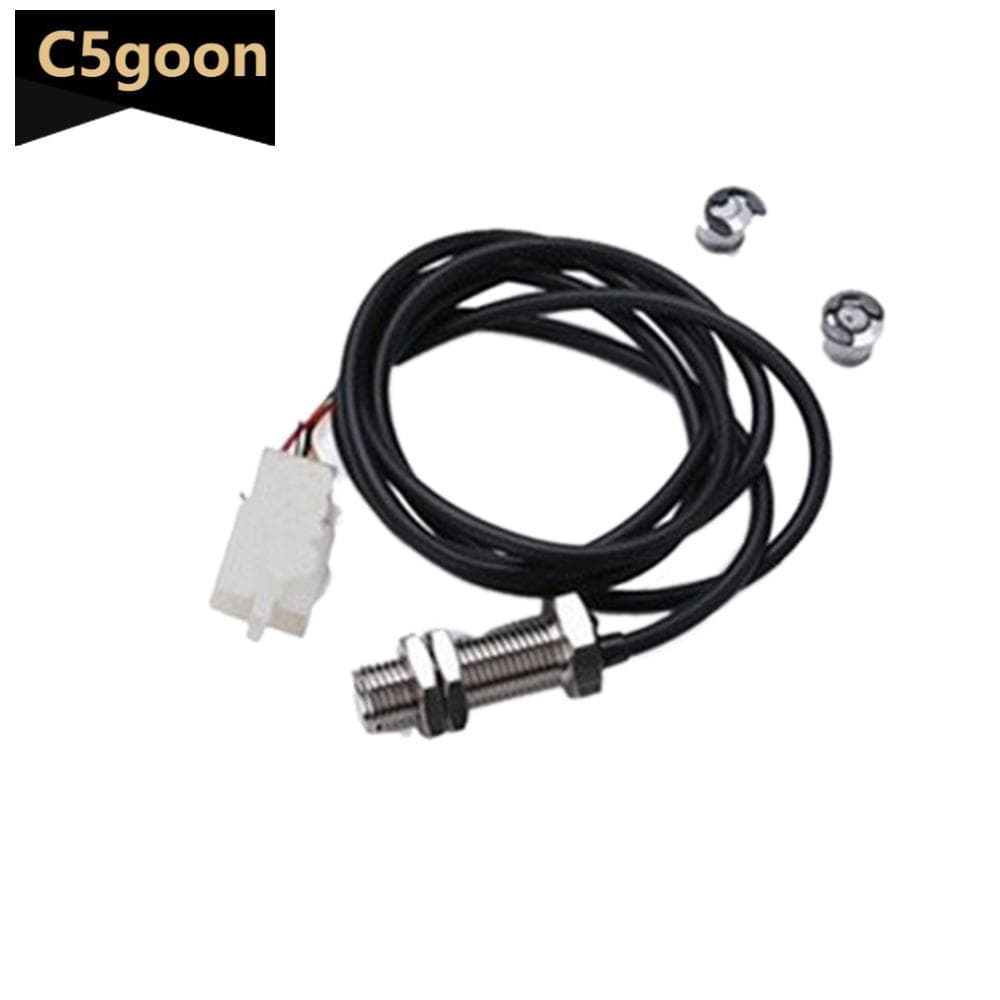 C5GOON Cabo Sensor Universal E 2 Ímãs Para Motocicleta Digital ATV Odômetro Velocímetro Tacômetro O5U6