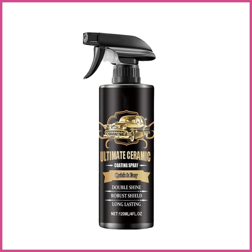 Agente De Revestimento De Efeito Rápido Protetor De Brilho Hidrofóbico Cerâmico 120ml Detalhando Limpeza De Carro Para V