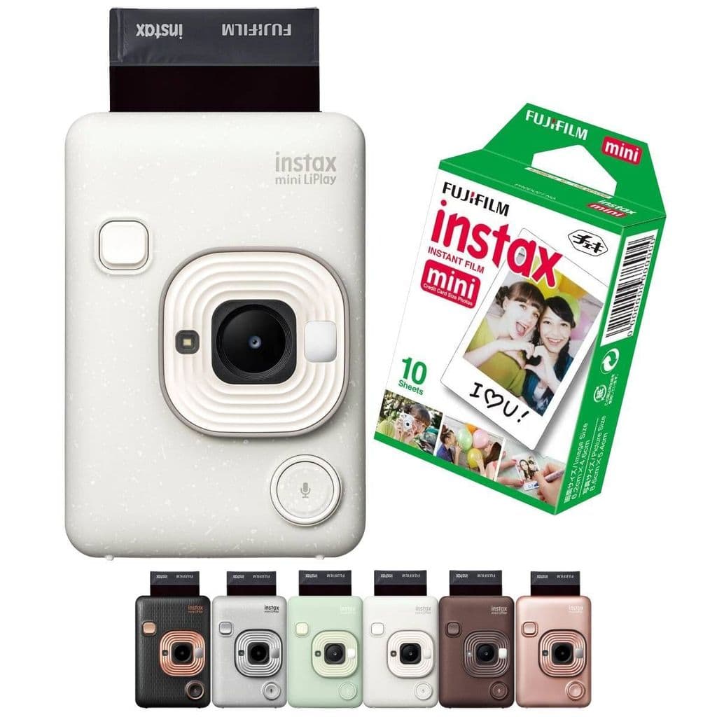 Câmera e Impressora Bluetooth Instax Liplay Hibrida 2 em 1  + Filme 10 fotos