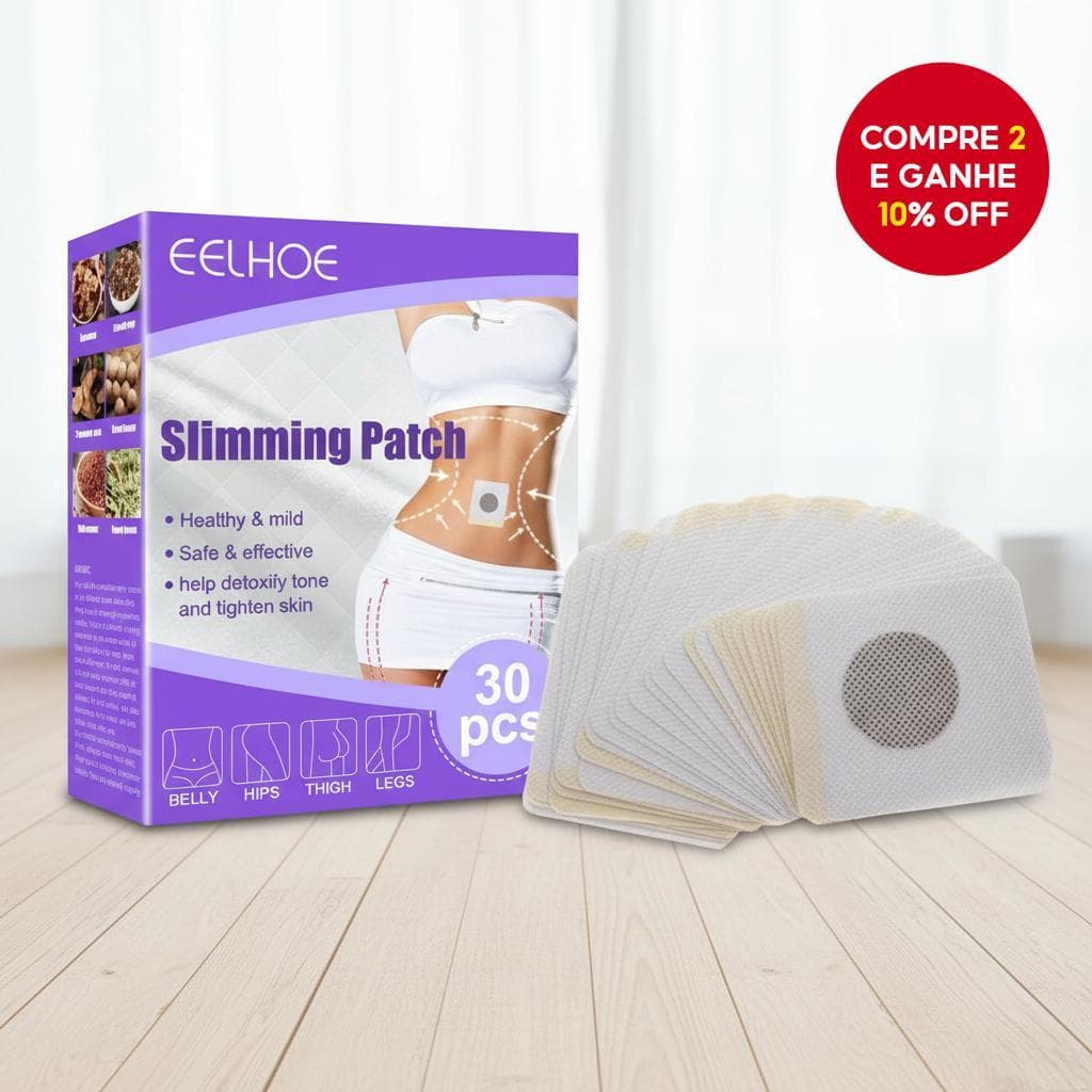  Eelhoe Adesivo Emagrecedor Queimador de Gordura para Umbigo, Perda de Peso, Emagrecimento, Barriga, Cintura, Gesso, 30