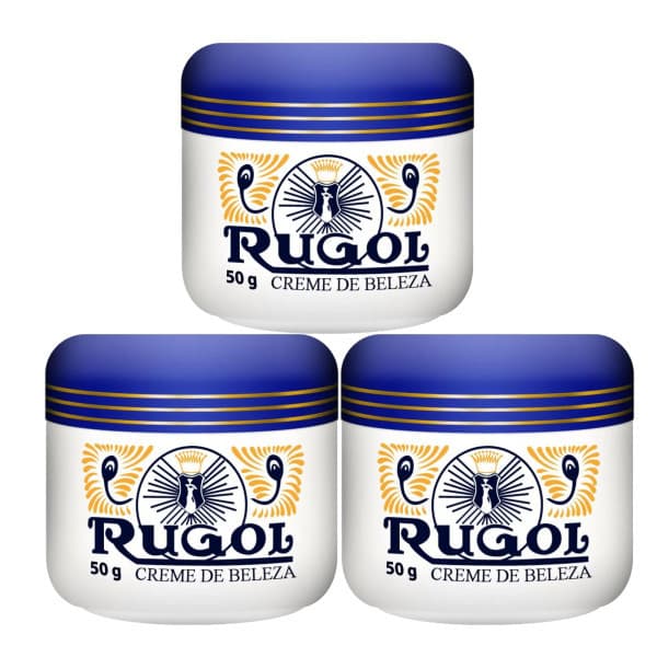 Creme Rugol Anti Rugas Tradicional Pote 50g Kit C/3