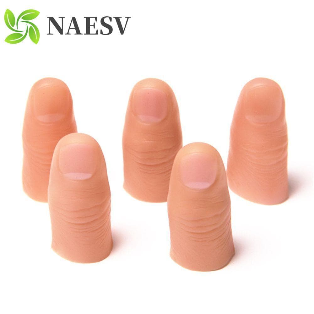 NAESV Dedo Truque Adereços Acessório Mágico De Mágica Presentes De Natal Close-Up Ponta Dedos