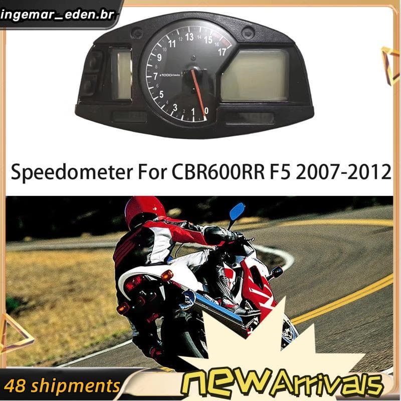 Para CBR600RR F5 2007-2012 (Versão Dos Eua) Velocímetro Da Motocicleta Tacômetro Medidores Medidor Odômetro Instrumento 