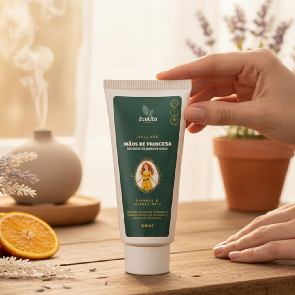 Creme para Mãos Mãos de Princesa  Hidratação • Maciez • Proteção | Vegano & Natural