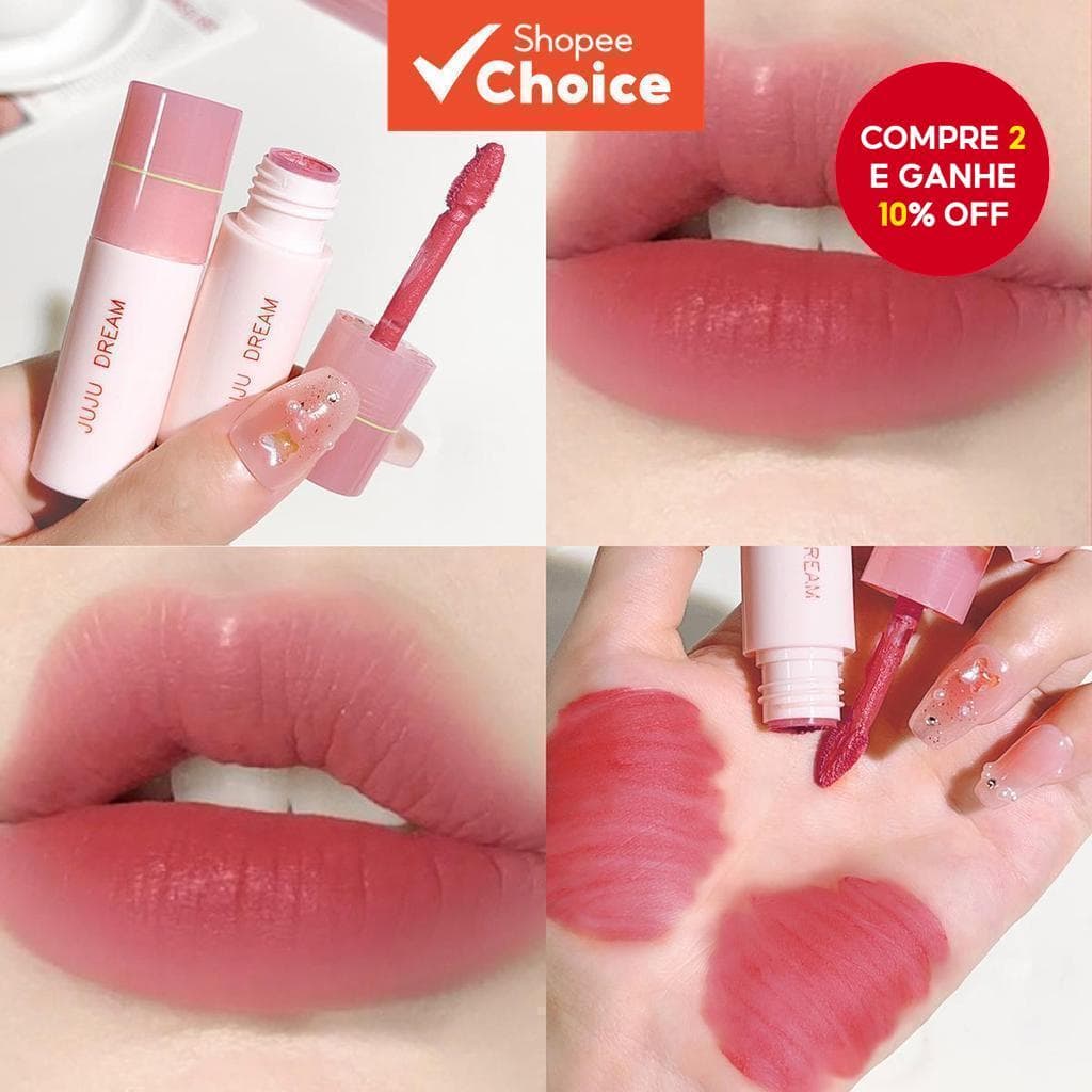 Soft Mist Milk Coffee Maquiagem Barata Lip Glaze : Airy Brightening Velvet Matte Stain & Gloss