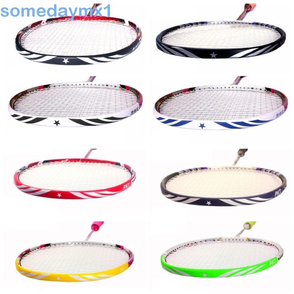 SOMEDAYMX1 Fita Protetora De Borda De Raquete , Protetor Cabeça De Badminton Resistente Ao Desgaste De Impressão