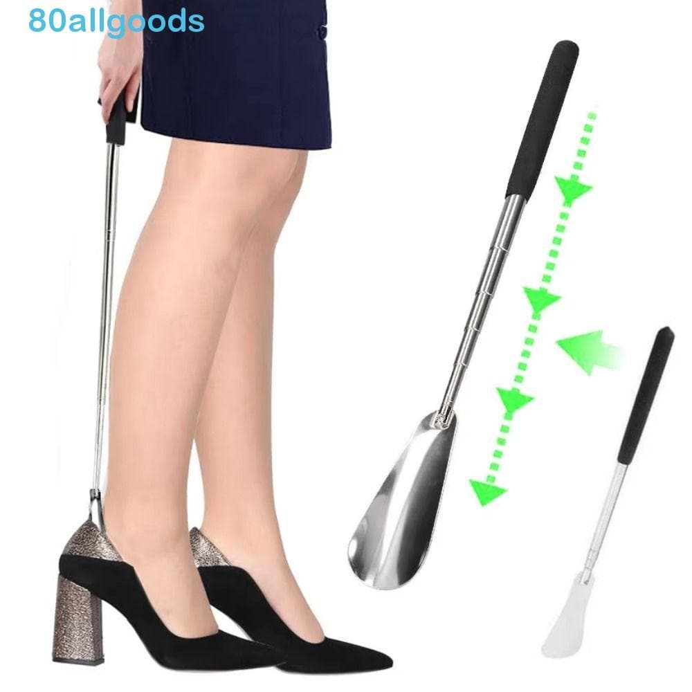 Calçadeira Telescópica ALLGOODS1 , Buzina Extensível Ergonômica De Aço Inoxidável , De Cabo Longo Durável