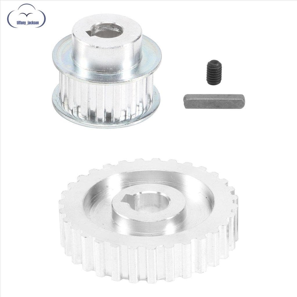 2 Peças De Metal Polia Síncrona Engrenagem Motor Correia Roda S Cj0618 Mini Engrenagens De Torno , Máquina De Corte