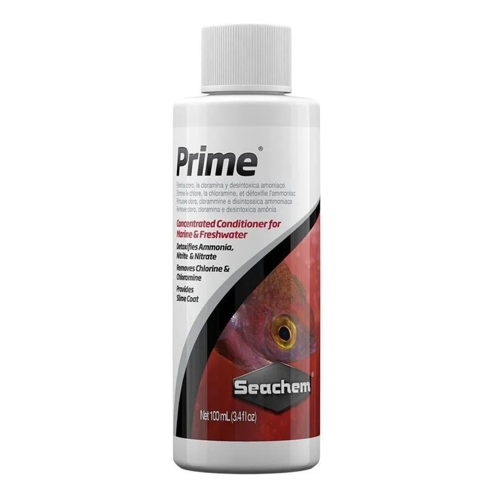 Seachem Prime 100ml Condicionador Remove Cloro Amônia