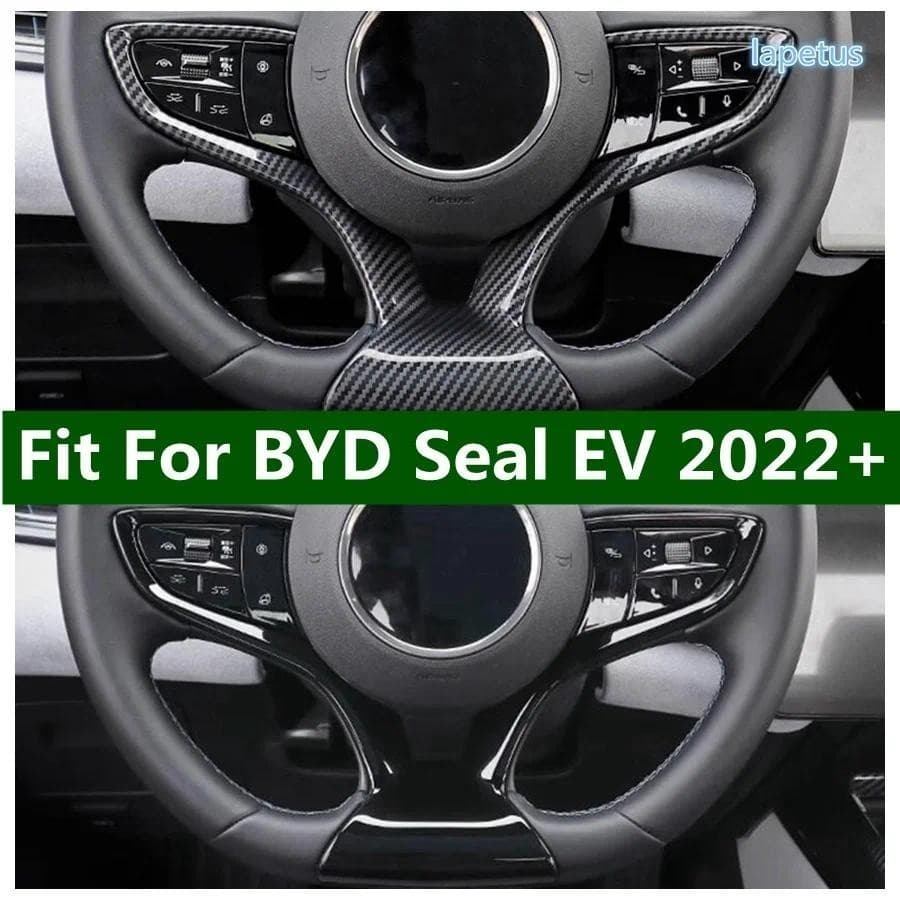 Quadro Inferior Do Volante Pás De Mudança De Engrenagem Capa Decoração Adesivo Guarnição Apto Para BYD Selo EV 2022 2023