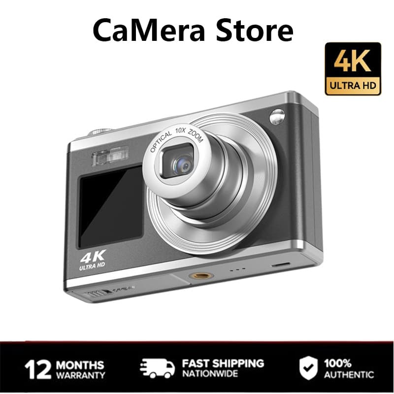 Câmera digital camera Store C23 Com Lente Dupla Expansível 4K CCD De pixel De Alta Definição mini Polaroid Portátil