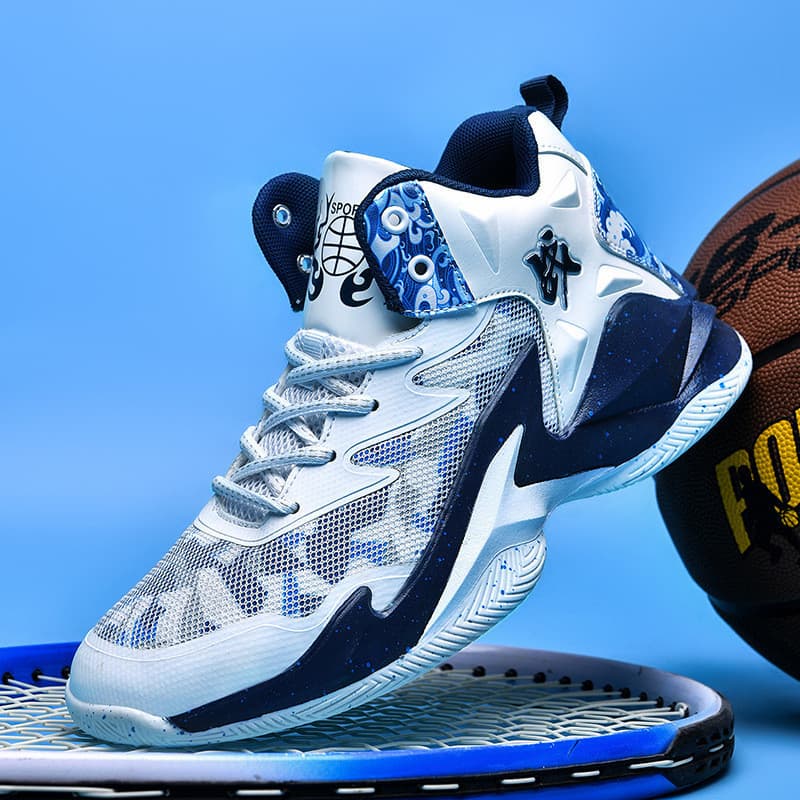 Novos tênis de basquete de alta qualidade masculino combate real absorção de choque antiderrapante resistente ao desgast