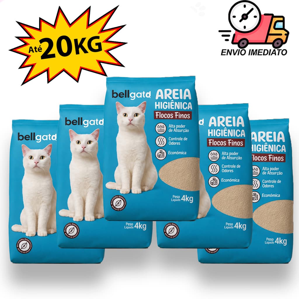 Areia Sanitária Para Gatos Bellgato Extra Fina Areia Para Gato Argila Pipicat Barata