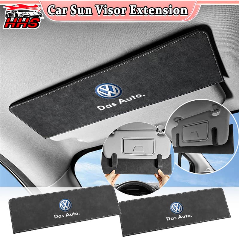 [Estoque Pronto] Extensor De Viseira Solar Para Carro Volkswagen Segurança De Alta Qualidade Anti Reflexo-Luz Uv Acessór