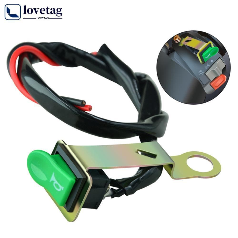 LOVETAG Botão Interruptor De Controle Sinal Buzina Universal Para Motocicleta , ATV , UTV , Dirt Bike , Scooter , Bicicl
