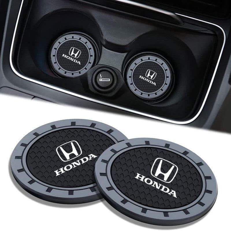 2 Pacotes de Porta-Copos para Carro para Honda Accord Civic City Stream Urban Jazz CRV BRV HRV, Silicone Antiderrapante,