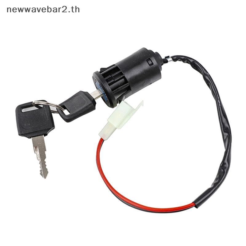 waveba Interruptor Chave Ciclomotor 2 Fios 28mm Buraco ATV Dirt Bike Acessório Motocicleta Elétrica Go-Kart Ligar/Deslig