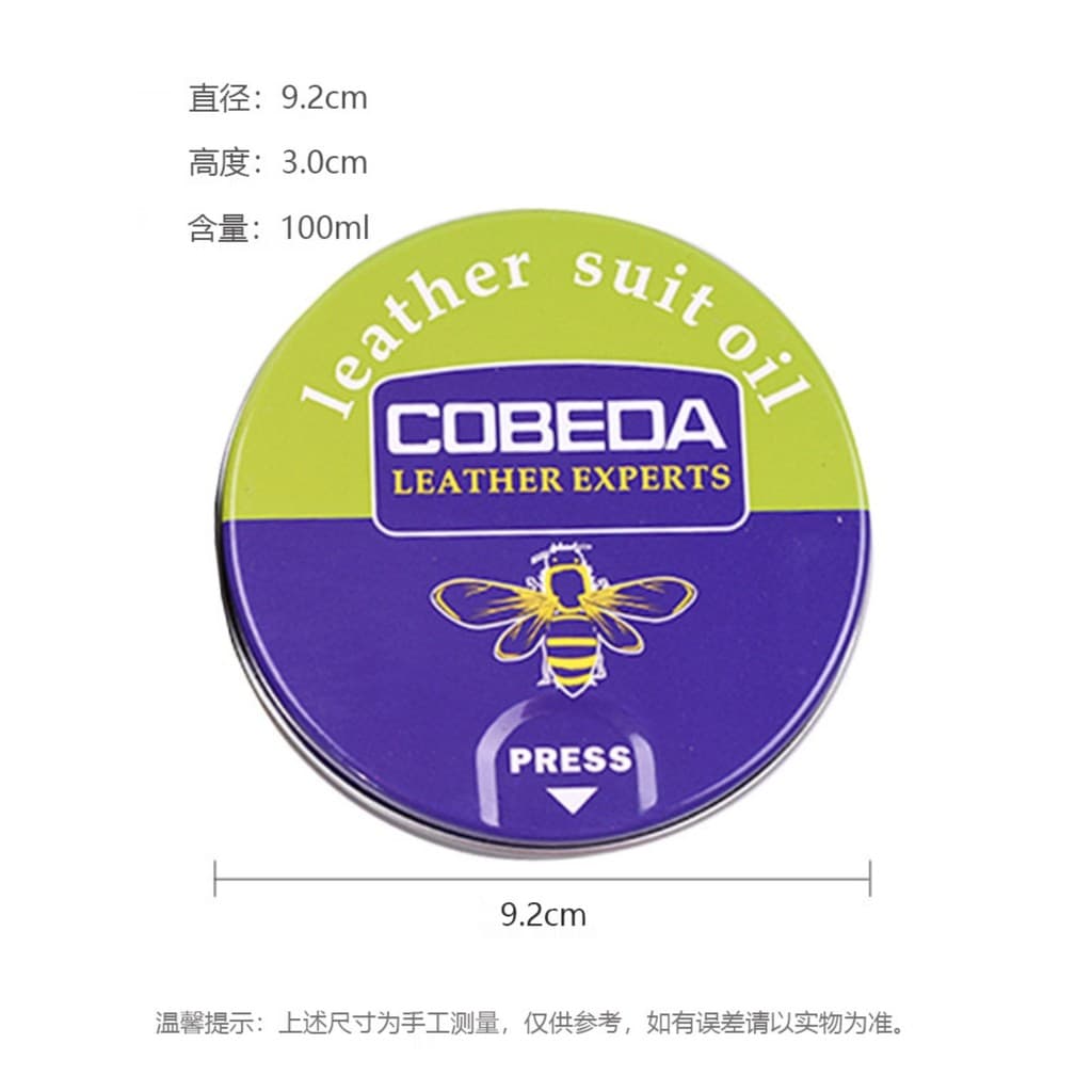 Pomada de vison couro genuíno cuidados óleo saco de couro cuidados com o couro óleo vegetal curtido produtos de couro pr