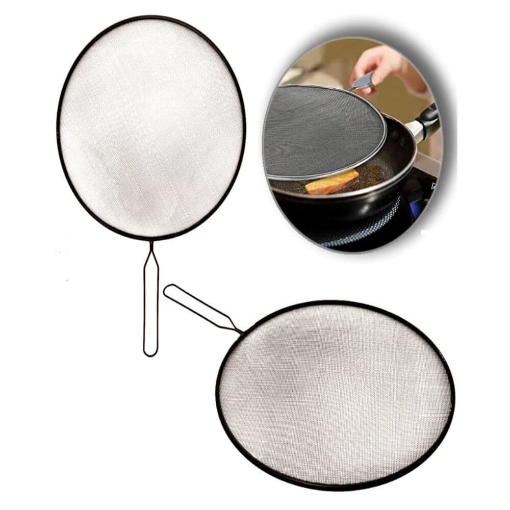 Tampa Tela P/ Fritura Frigideira Tela 34cmx21cm Anti Respingo