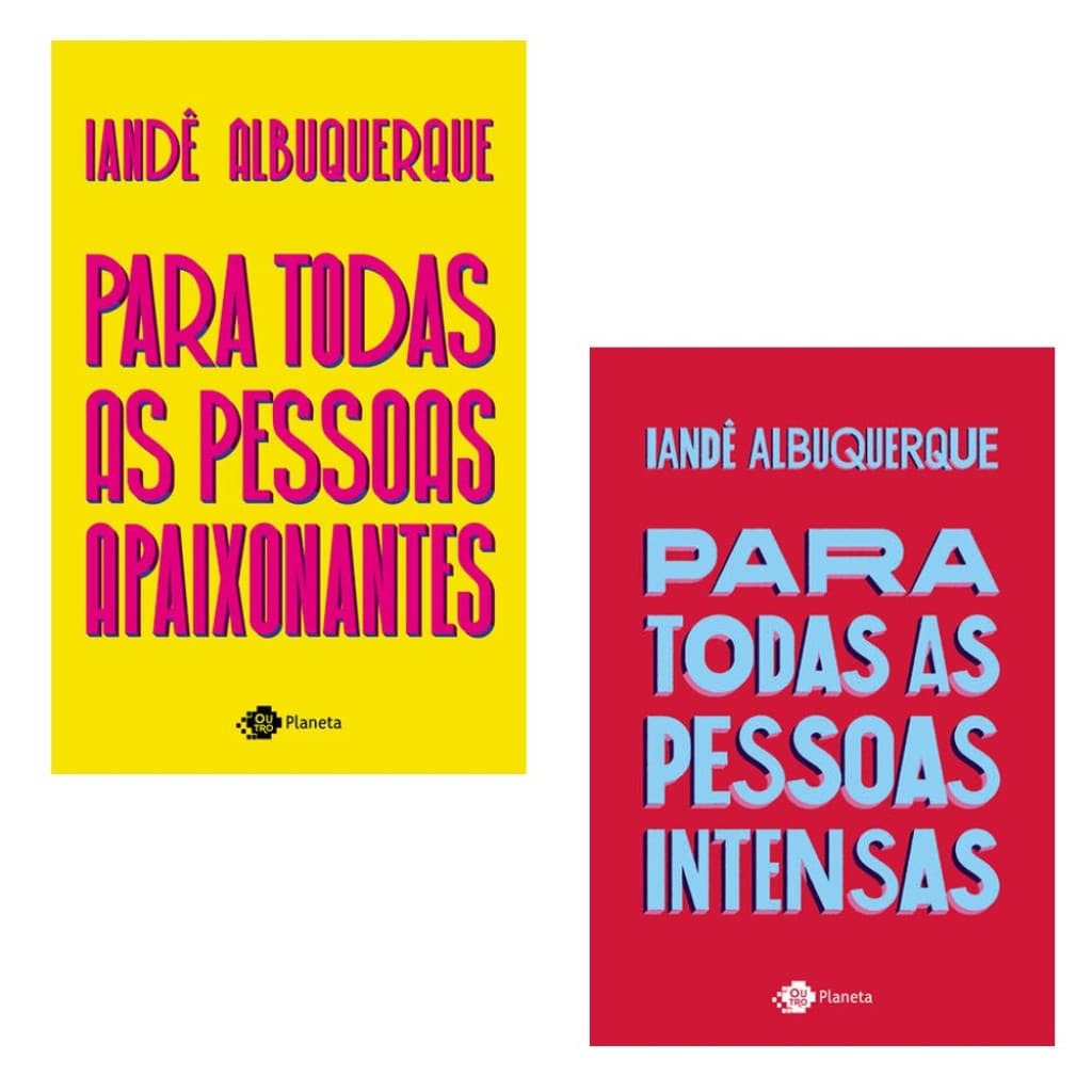 KIT 2 LIVROS: PARA TODAS AS PESSOAS INTENSAS + PARA TODAS AS PESSOAS APAIXONANTES