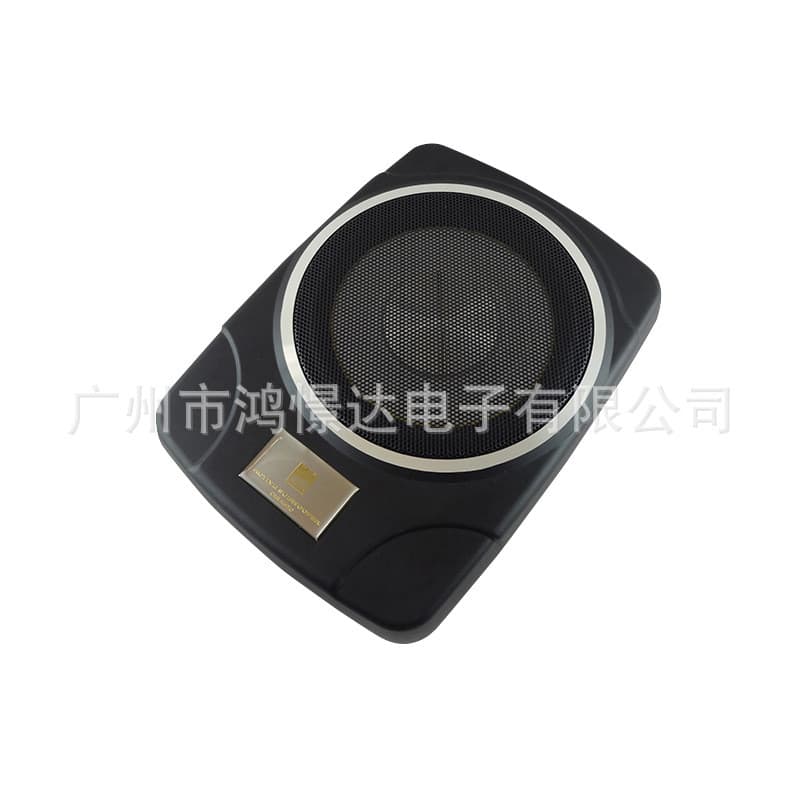 Subwoofer de Áudio para Carro AW-10e Subwoofer Fino de 10 Polegadas para Assento e Piso Material de Alumínio