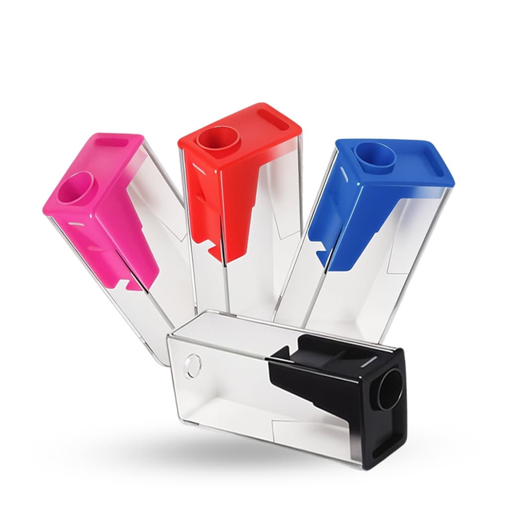 Kit C/4 Apontador Faber-castel C/depósito Transparente Sortidos