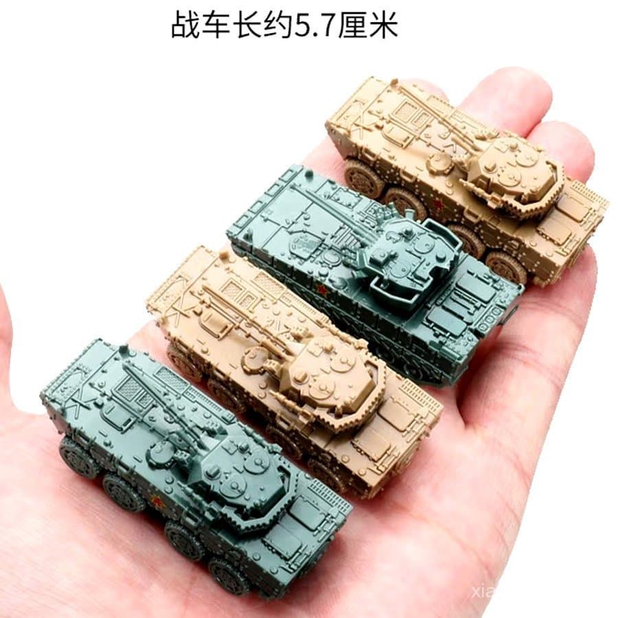 04 Veículo de Guerra de Infantaria, Modelo de Tanque em Escala 1/144, Brinquedo de Montagem 4D Zhongde, T34 Soviético 99