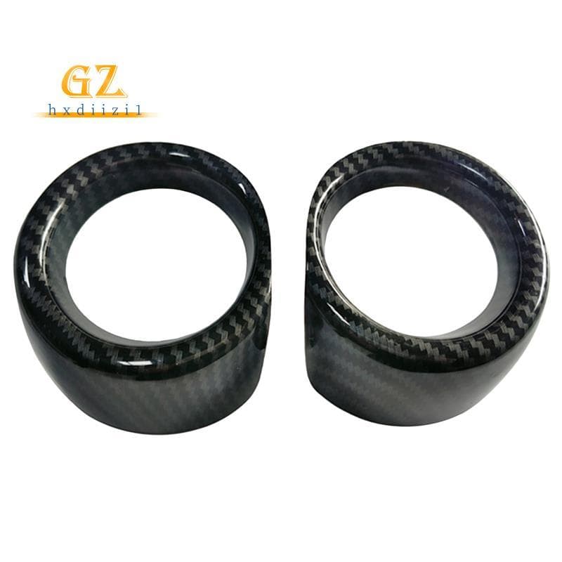 [gzhxdiizi1] Carro ABS Amortecedor Dianteiro Nevoeiro Lâmpada Luz Quadro Capa Adesivo Guarnição Para XV 2012 2013 2014 2