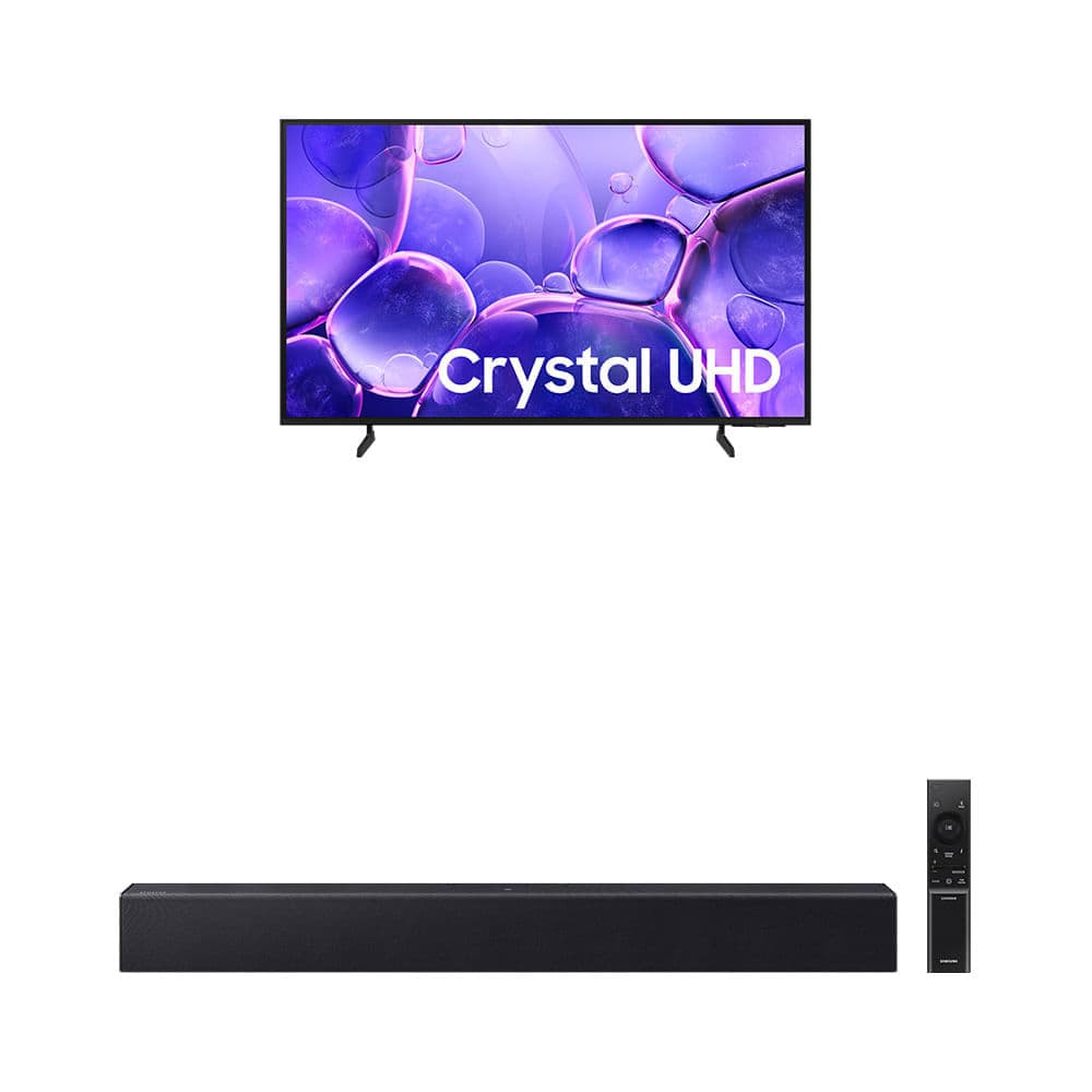 Samsung Smart TV 55" Crystal UHD 4K U8600F + Soundbar HW-B400F