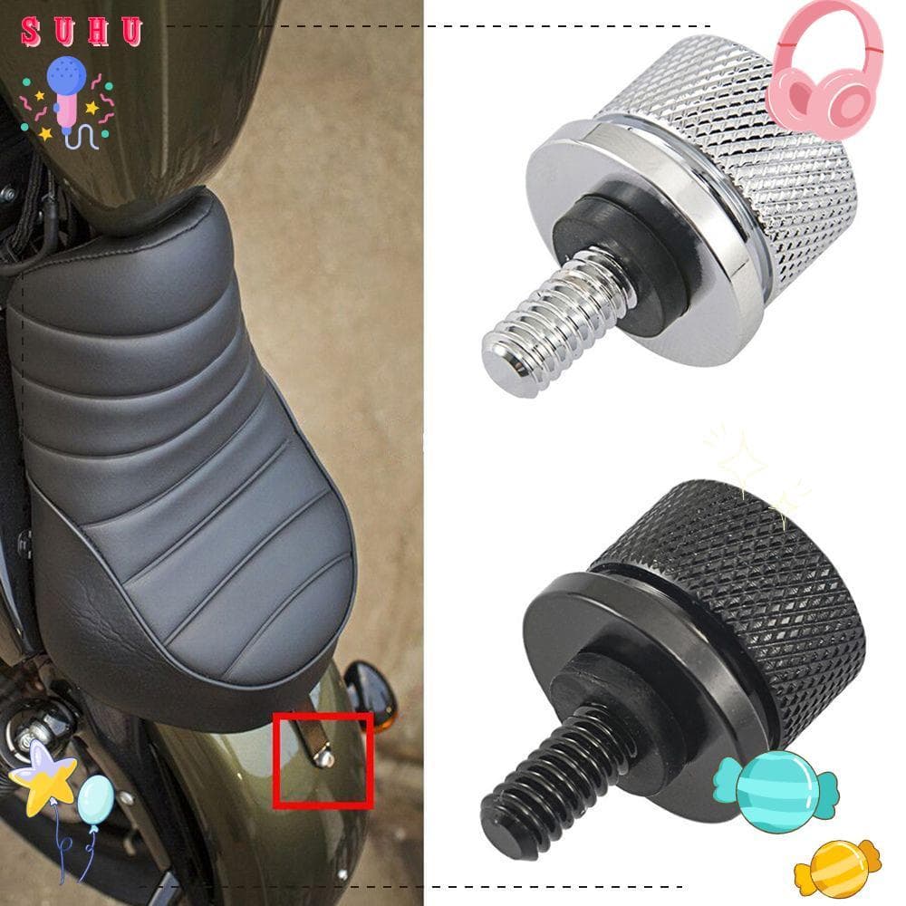 SUHU 6mm Parafuso De Assento Traseiro Modificação Da Motocicleta Dyna Softail Road Glide Street Fender Parafusos Tampa