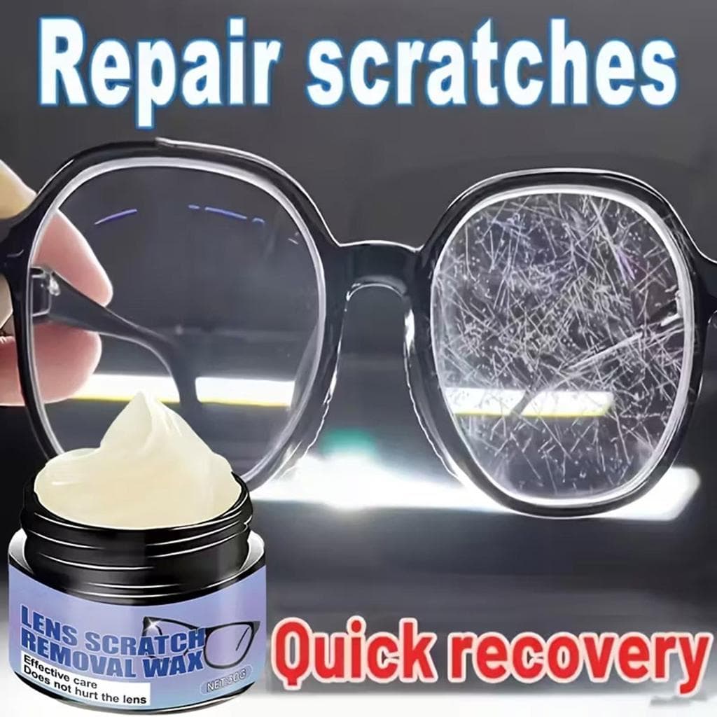Removedor De Arranhões De Óculos 30g Lentes Creme De Limpeza De Reparo De Moagem