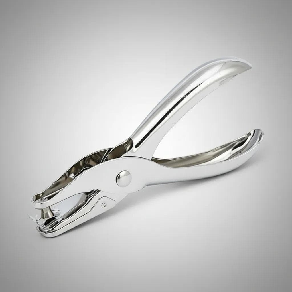 Alicate Furador de Papel 3mm Ideal para Escritório Scrapbook e Artesanato