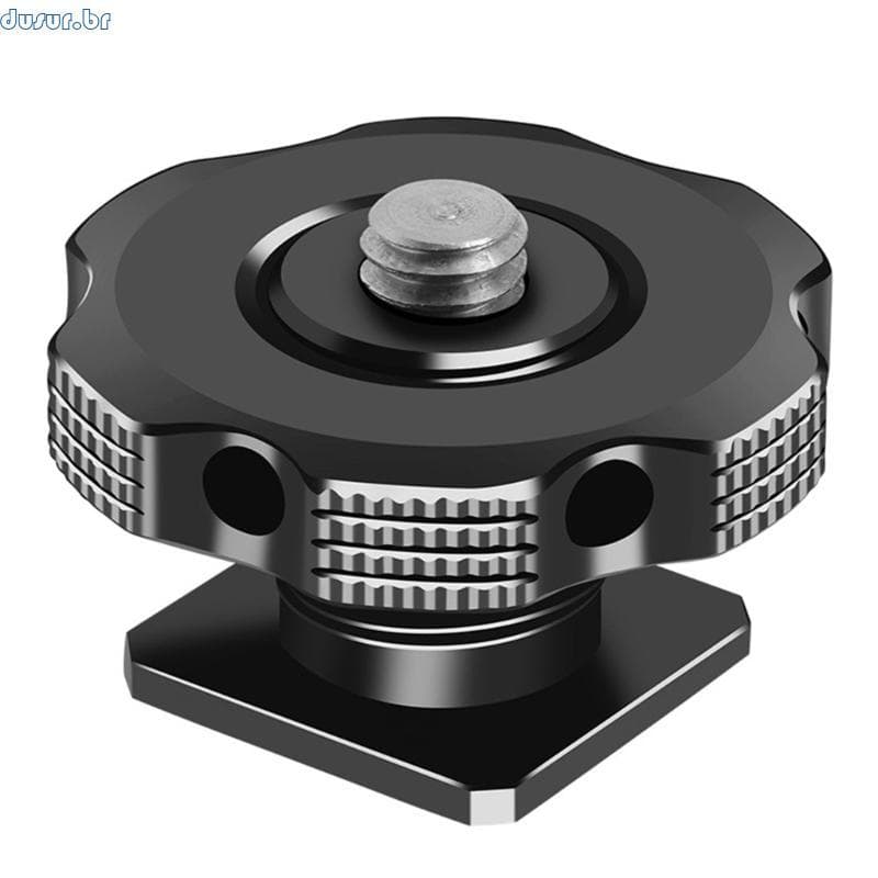 dusur9 1 4 Polegadas Parafuso Adaptador Montagem Sapata Fria Piscando Kit Suporte Para Câmera DSLR Equipamento Mon