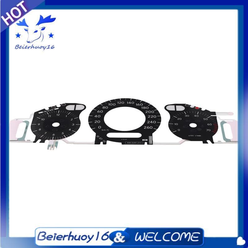 Face Do Medidor Com Painel De Instrumentos De Luz Fria EL Para W211 260KM Preto