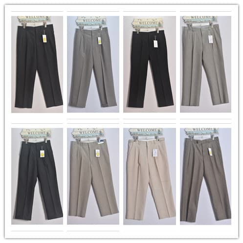 Vintage japonês verão algodão linho cor sólida juventude negócios cavalheiro não-ferro cintura alta calças retas masculi
